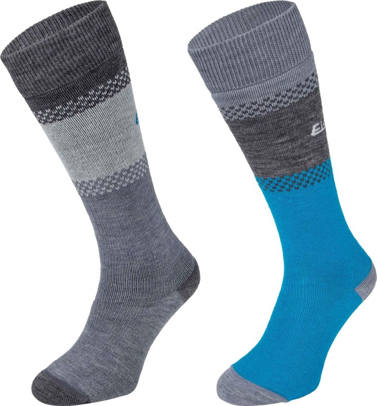 Ponožky Eisbar Ski Comfort 2 pack grey/turgue