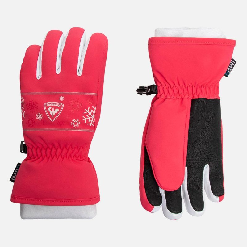 Lyžařské rukavice Rossignol Tech Jr IMPR G Tea Rose