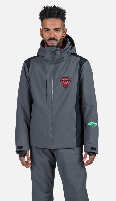 Lyžařská bunda Rossignol Hero Velika Onyx grey