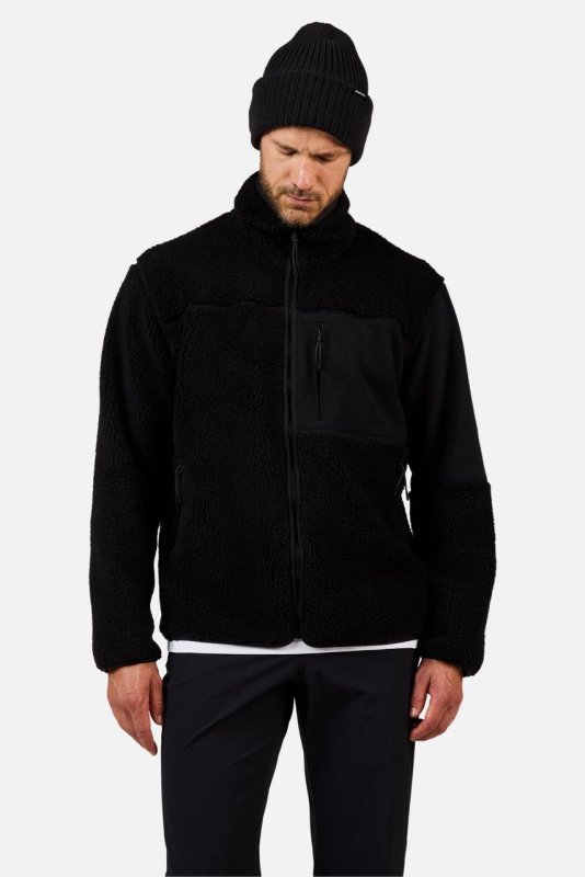 Mikina Rossignol Alltrack FZ Sherpa Jacket black