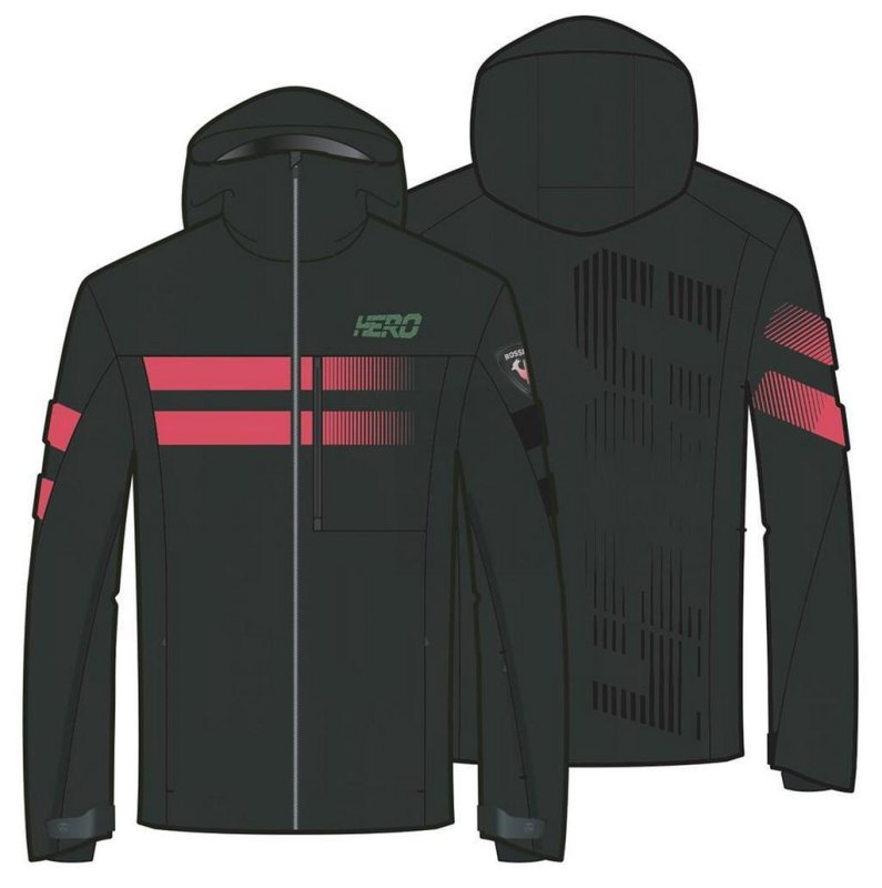 Lyžařská bunda Rossignol Hero Course black