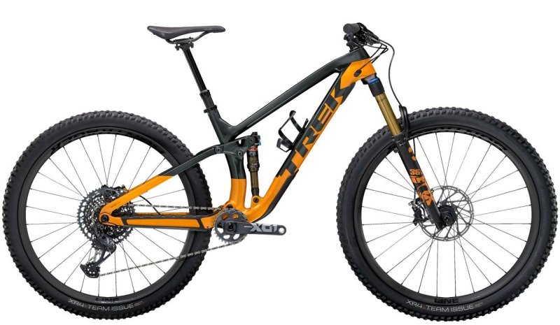 Celoodpružené kolo Trek Fuel EX 9.9 X01 Gen 5 Lithium Grey/Factory Orange