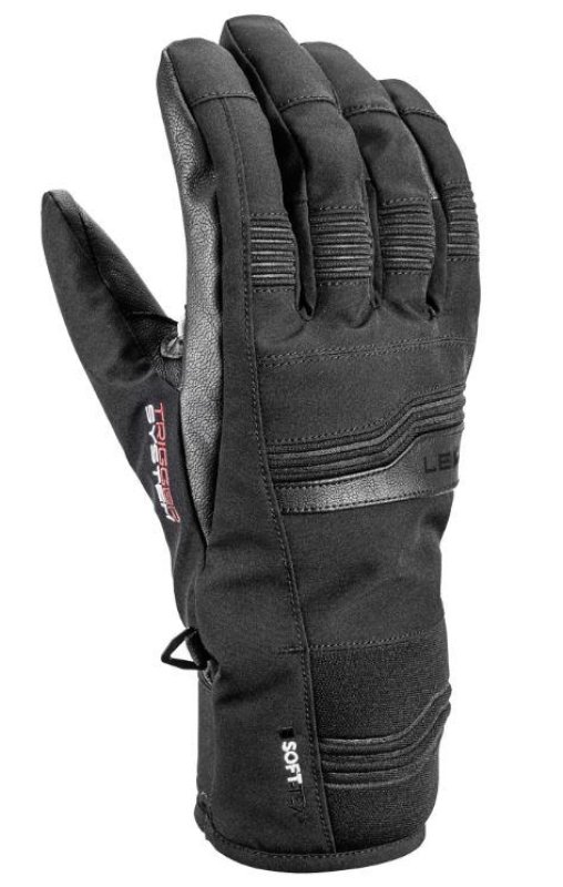 Lyžařské rukavice Leki Cerro 3D black