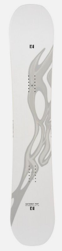 Snowboard K2 Gateway Pop white