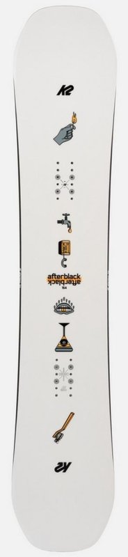 Snowboard K2 Afterblack Wide white