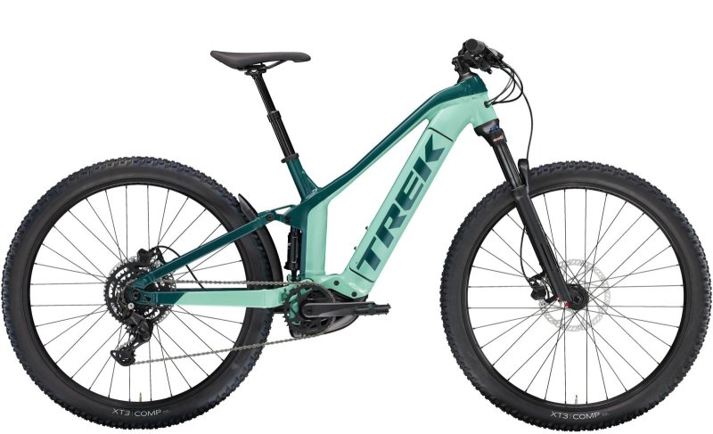 Celoodpružené elektrokolo Trek Powerfly FS 4 Gen 3 Blue Sage/Juniper