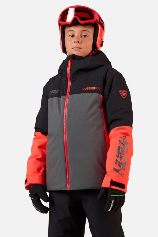 Lyžařská bunda Rossignol Jr Hero Velika Insulated JKT black