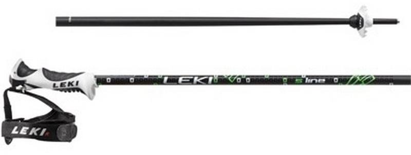 Leki S-Line W black/white/green