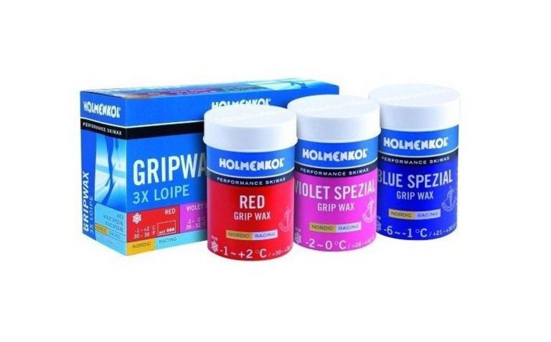 Holmenkol sada 3 stoup.vosků (3x45g)