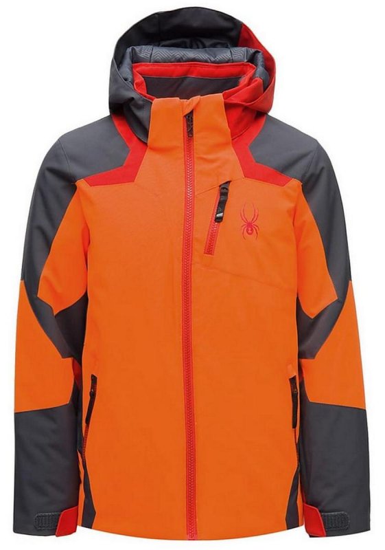 Spyder Boys Leader Jacket bryte orange