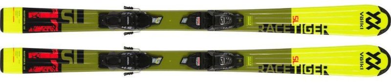 Volkl Racetiger Jr yellow + 4.5 Vmotion