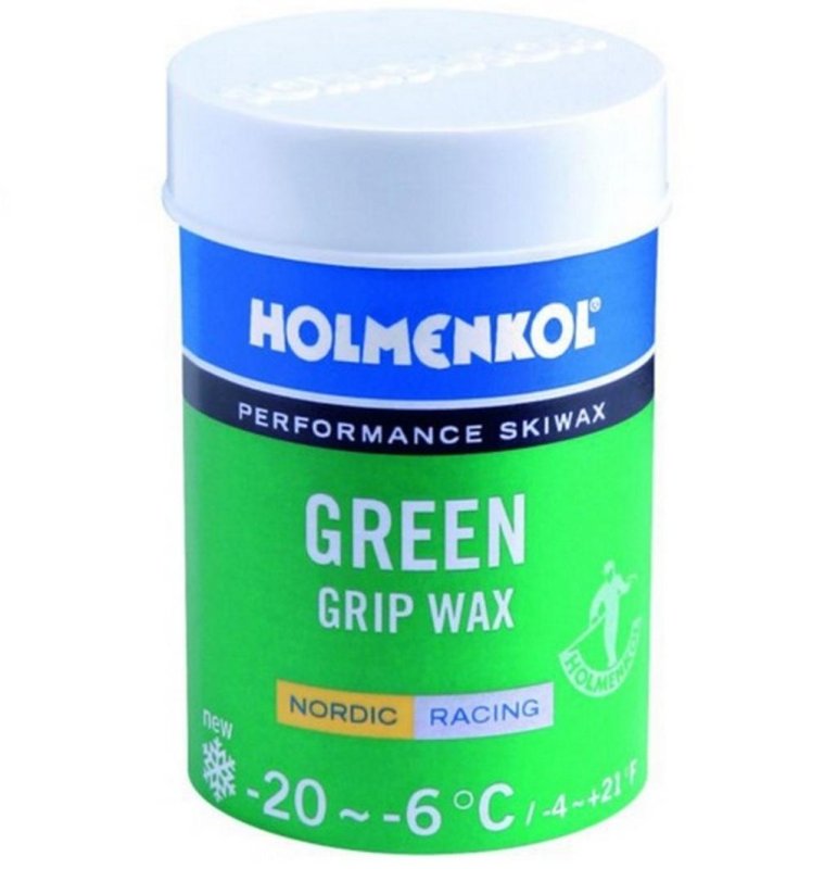 Holmenkol stoupací vosk green 45g