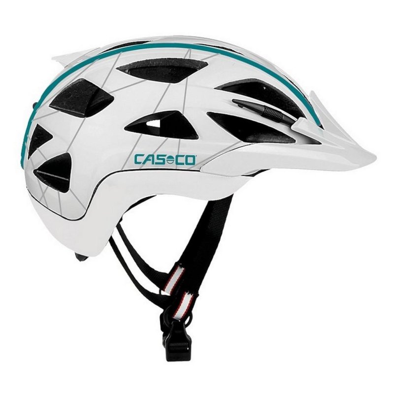Cyklistická helma Casco Active 2 W 58-62 Femme white-turqouise shiny