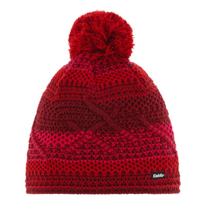 Čepice Eisbar Brock Pompon red