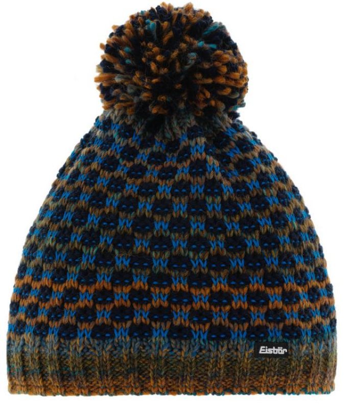 Čepice Eisbar Stravo Pompon blue/red