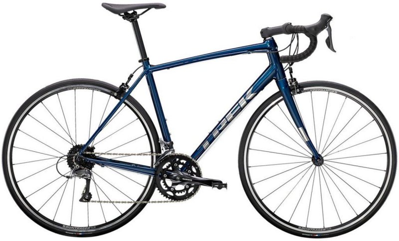 Silniční kolo Trek Domane AL 2 Rim Gloss Mulsanne Blue/Matte Trek Black