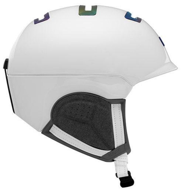 Lyžařská helma Kask Piuma Chrome white/rainbow