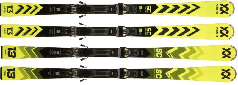 Sjezdové lyže Volkl Racetiger SC yellow + Vmotion3 10