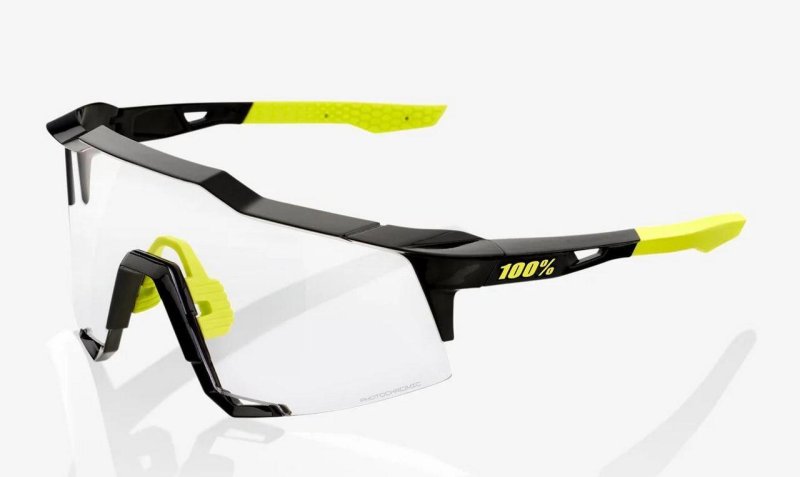 100% Speedcraft Gloss Black/Photochromatic lens