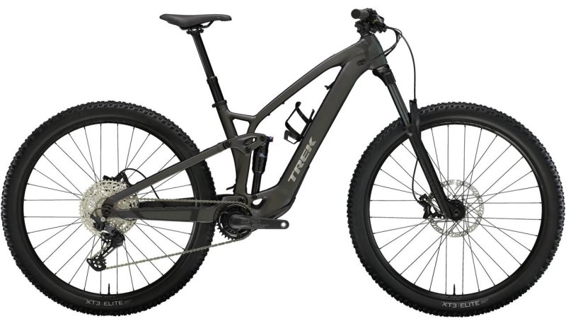 Celoodpružené horské elektrokolo Trek Fuel EXe 5 Matte Dnister Black