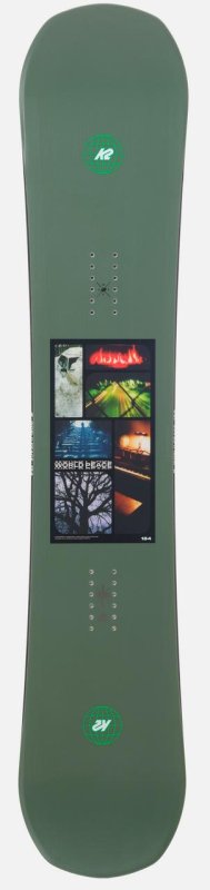 Snowboard K2 World Peace green