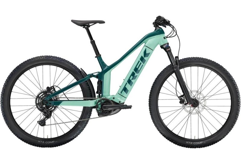 Celoodpružené elektrokolo Trek Powerfly FS 4 Gen 3 Blue Sage/Juniper
