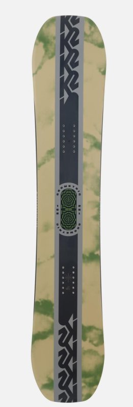 Snowboard K2 Geometric green