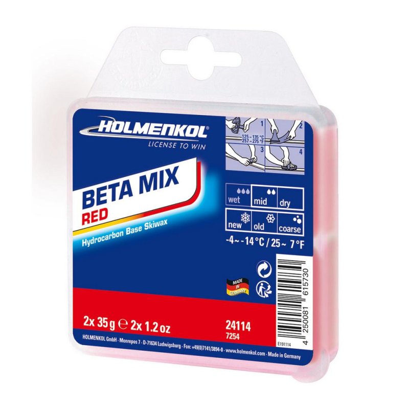 Holmenkol Betamix red 2x35g