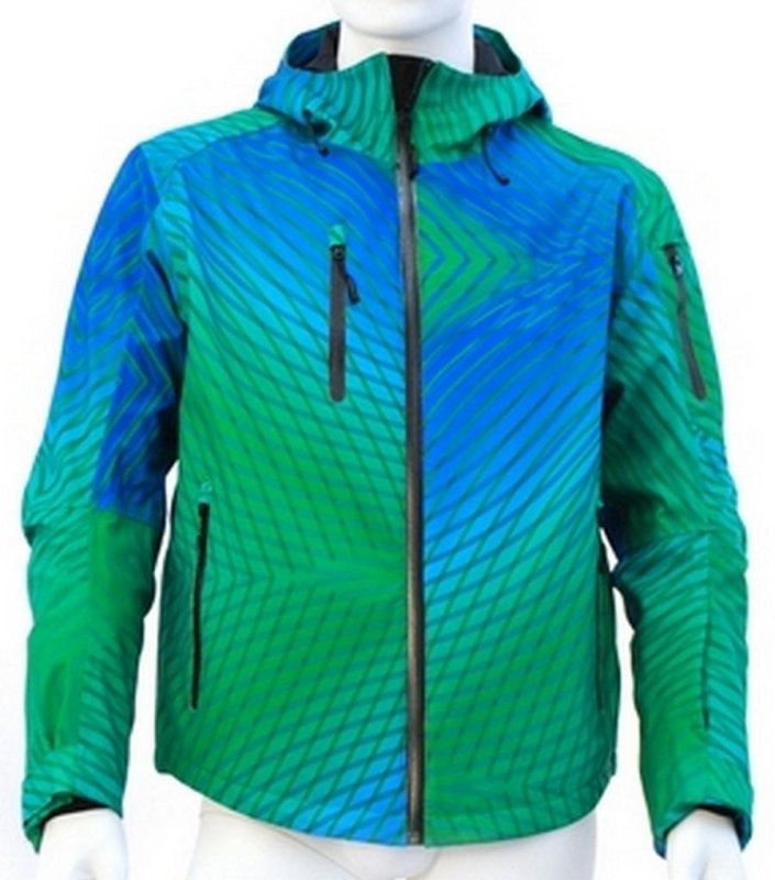 Völkl Yellow Hoody Jacket bright azure print