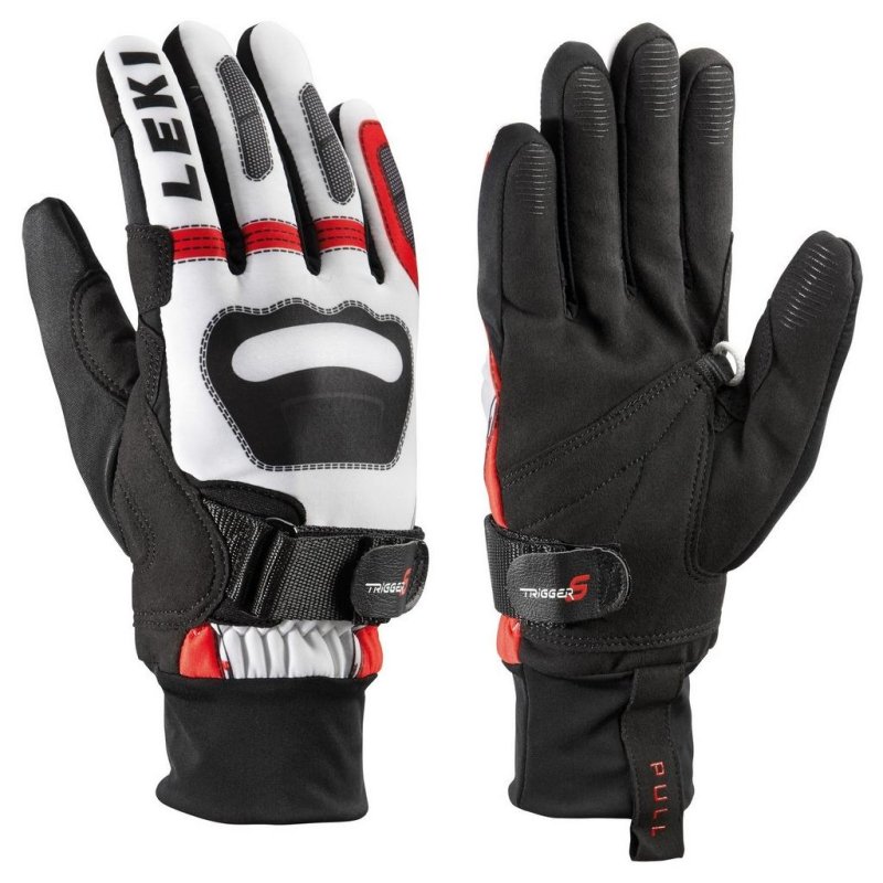 Leki Shark WC Ed wh/bk/red*2