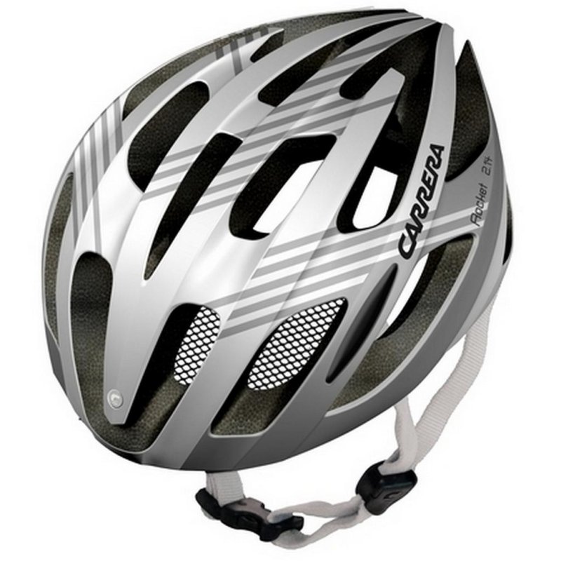 Cyklistická helma Carrera Rocket white/silver