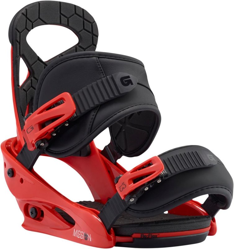 Snowboardové vázání Burton Mission Smalls Jr red