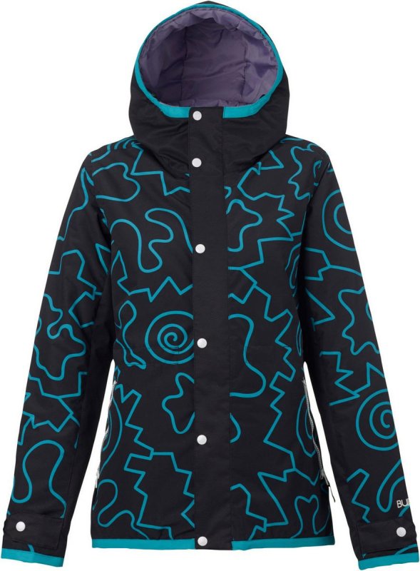 Snowboardová bunda Burton TWC Yeah Jkt W Crack Is Wack Colorblock